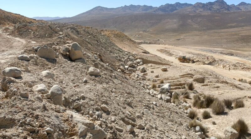 Trasladan 1.500 t. diarios de desechos metalúrgicos para mitigar hundimientos en el Cerro Rico de Potosí, informa la COMIBOL